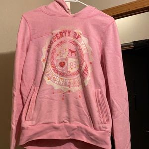 Pink hoodie
